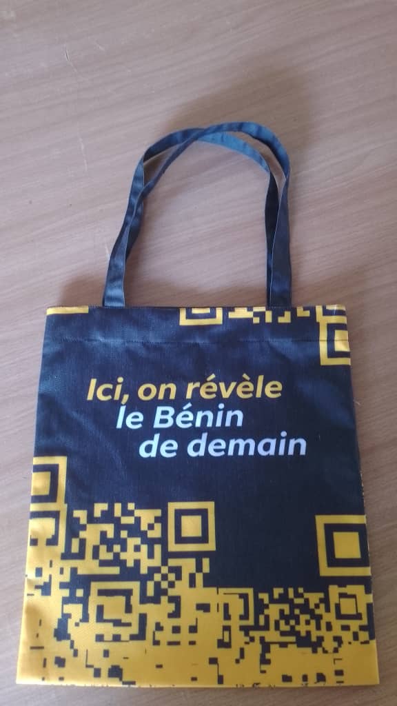 Tote bag sublimé QR code