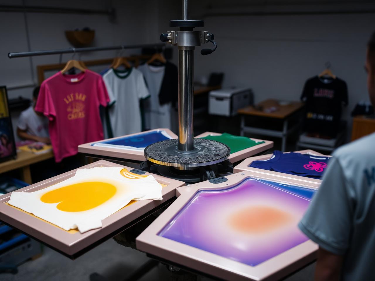 Sérigraphie textile carrousel